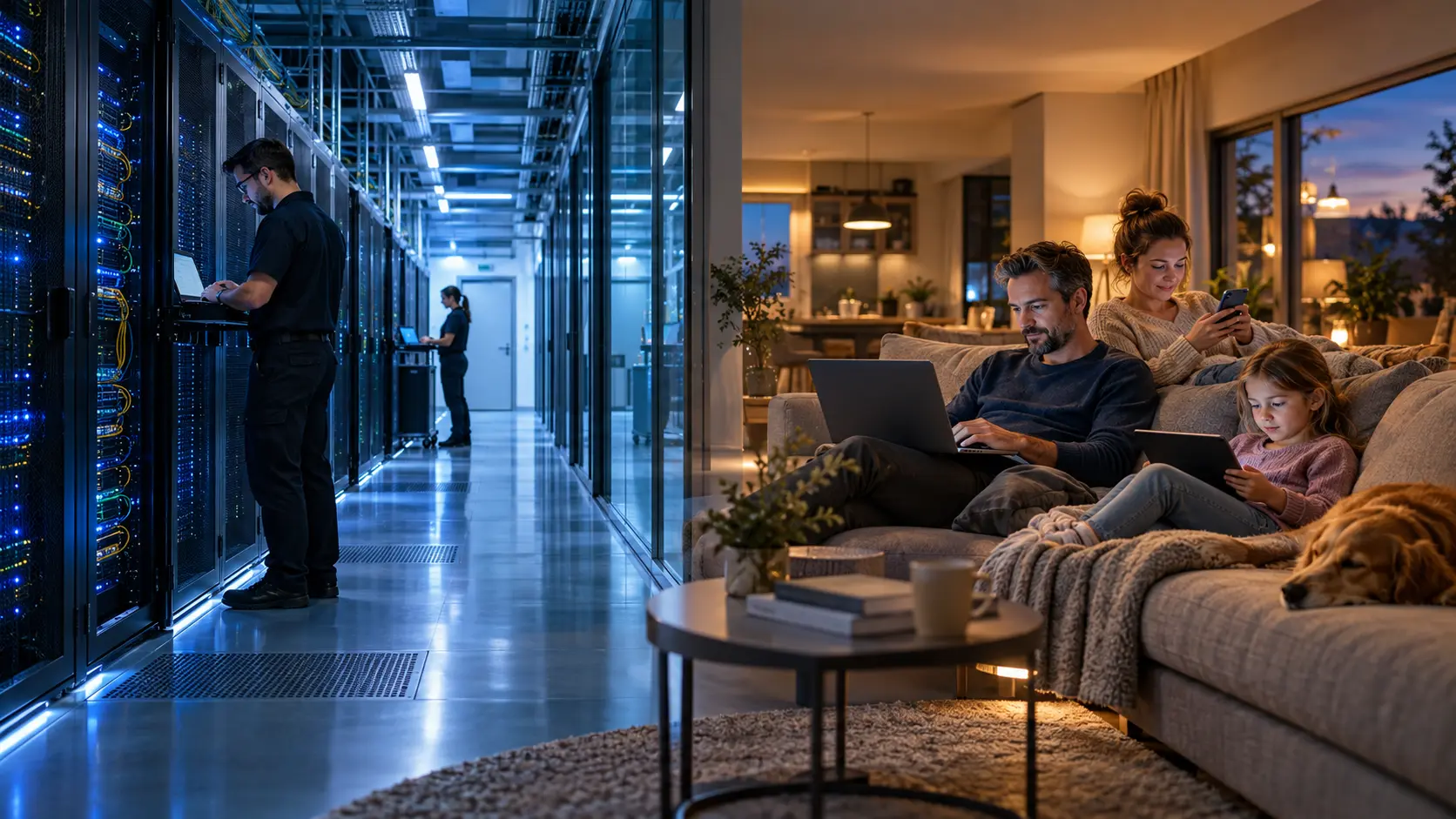 Rechenzentrumsbetrieb und IT-Security ermöglichen die verlässliche Nutzung digitaler Dienste